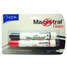 Marcadores Azor Magistral Clásico Multicolor 2 pzas