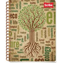 Cuaderno Profesional Rayado Scribe Ecológico 100 hojas
