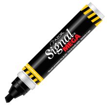 Marcador Permanente Azor Mega Size Punta Cincel negro 4 piezas