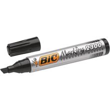 Marcador Permanente Bic Marking 2300 Punta Cincel Negro