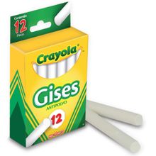 Gises Crayola Blanco 12 piezas