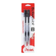 Lapicero Pentel Techniclick Punto Fino 0.5mm 2 pzas