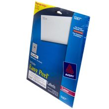 Etiqueta Láser Blanca 1/2"x1 3/4" Avery 2000 etiquetas