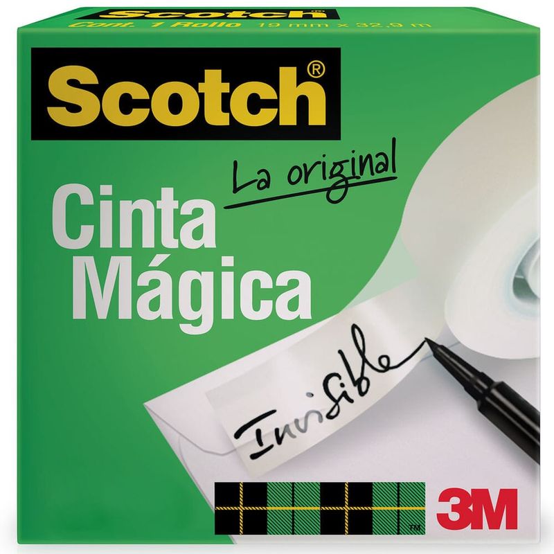 Ofiarea. Cinta adhesiva Invisible 19mm x 33mt Scotch Magic (040017)