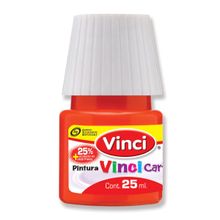 Pintura Vinci Cartel Escolar Rojo 25ml