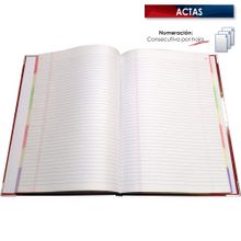 Libro Estrella Florete Forma Francesa Actas de 96 hojas
