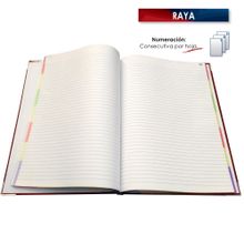 Libro Estrella Florete Forma Francesa Rayado 192 hojas