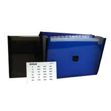 Archivero Expandible Oxford Carta 12 Divisiones Traslucido 1 Pieza
