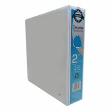 Carpeta Panorámica Tamaño Carta 2" Herraje D Samsill Blanca