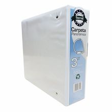 Carpeta Panorámica Tamaño Carta 3" Herraje D Samsill Blanca