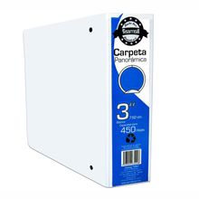 Carpeta Panorámica Tamaño Carta 3" Herraje O Samsill Blanca
