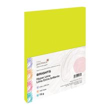 Hojas de Papel Tamaño Carta Pochteca Lima Extra Brillante 100 hojas