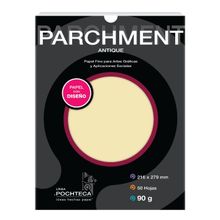 Papel Parchment Tamaño Carta Pochteca 50 hojas Antique