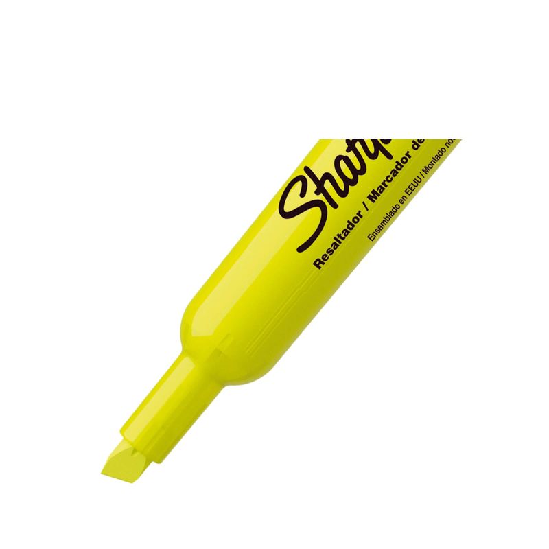 Resaltador Accent Sharpie Punta Cincel, amarillo 2 Piezas Marcatextos OfficeMax