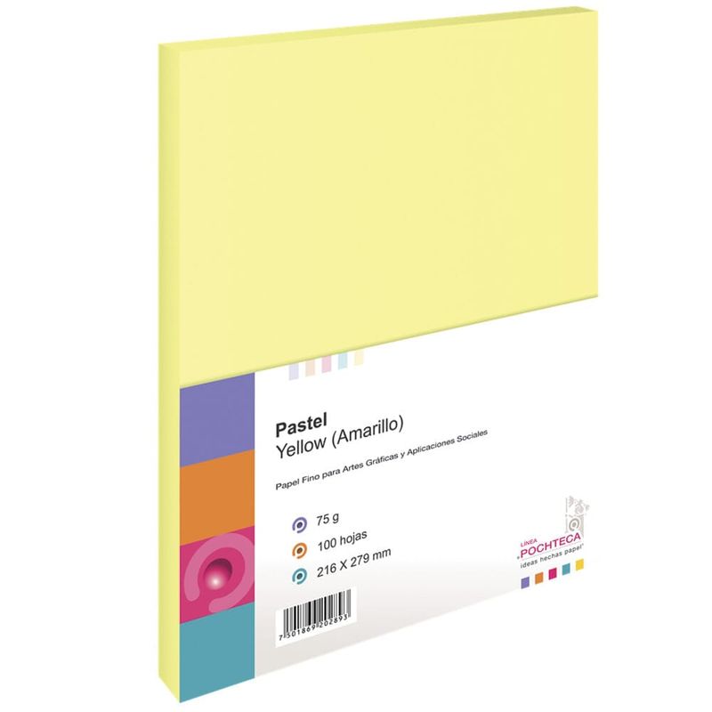 Cartulina A4 Amarillo Claro 180 G/m² Artés (Pack 25 Unidades