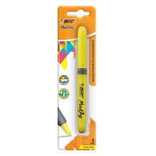 Marca Textos Bic Marking Punta Cincel Amarillo