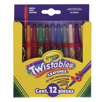 Mini Crayones Crayola Twistables 12 piezas