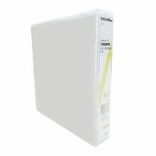 Carpeta Panorámica Tamaño Carta 1.5" Herraje O OfficeMax Blanca