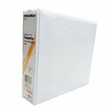 Carpeta Panorámica Tamaño Carta 2" Herraje O OfficeMax Blanca