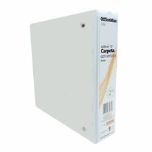 Carpeta Panorámica Tamaño Carta 2" Herraje O OfficeMax Blanca