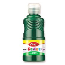 Pintura para Dedos Lavable Vinci Verde 237ml