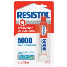 Pegamento de Contacto Resistol 5000 Transparente 21 ml 1pza