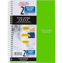 Cuaderno Forma Francesa Rayado Five Star 2 Materias 100 hojas