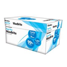 Caja de Papel Bond Tamaño Carta OfficeMax MaxBrite 99% Blancura 5000 hojas