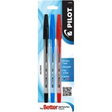 Bolígrafos Pilot Punto Fino Multicolor 3 pzas