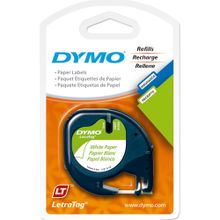 Etiquetas de Papel Dymo LT 12mm x 4m Blanco Perla