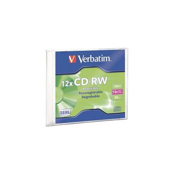 CD-RW Verbatim 700MB 12X 80Min