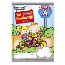 Cuaderno Preescolar Rayas Norma "Mi Primer Cuaderno: Rayitas A" 50 hojas