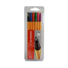 Rotulador Stabilo Point 88 Varios Colores 0.4mm 6 piezas