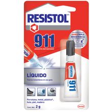 Pegamento Instantáneo Resistol 911 2 gr 1 pza