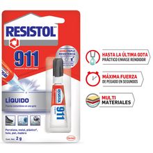 Pegamento Instantáneo Resistol 911 2 gr 1 pza