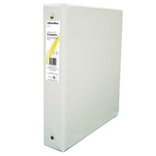 Carpeta Básica Tamaño Carta 1.5" Herraje O OfficeMax Blanca