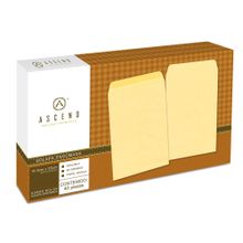 Sobre Manila Tamaño Esquela con Solapa Engomada Ascend 90g 16.5x25cm 40 piezas