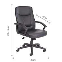 Silla Ejecutiva Caligari Ergonómica Negra