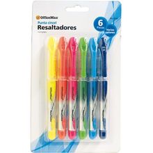 Marcatextos Officemax Surt Punta Cincel 6 piezas