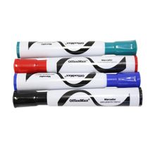 Marcadores P/Pizarron Officemax Punto Cincel Surtido 4Piezas