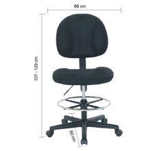 Silla Alta para Restirador Connor Ergonómica Negra