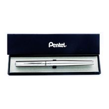 Bolígrafo Pentel Sterling Plateado Tinta Negra