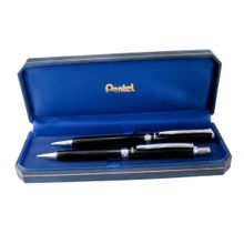 Set de Bolígrafo y Lapicero Pentel Sterling Negro
