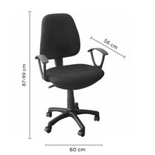 Silla Básica de Oficina Michigan Negra