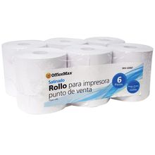 Rollo Satinado para Impresora OffieMax 76mm x 70mm 6 piezas