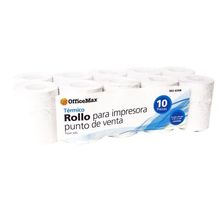 Rollo Térmico para Impresora OfficeMax 57mm x 45mm 10 piezas