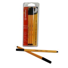 Rotulador Stabilo Point 88 Negro 0.4mm 3 piezas