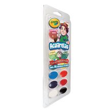 Acuarelas Crayola Lavables 16 Colores con Pincel