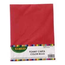 Hojas de Foamy Dietrix Tamaño Carta Rojas 4 pzas