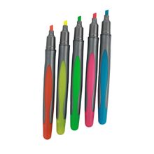 Marcatextos OfficeMax Punta Cincel Multicolor 5 piezas